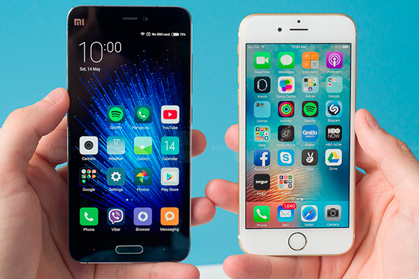 iPhone или Xiaomi сравнение телефонов по параметрам