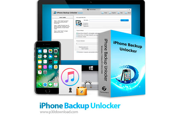 iPhone Backup Unlocker - основные функции приложения
