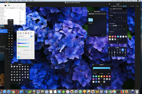 Mac OS графический редактор 