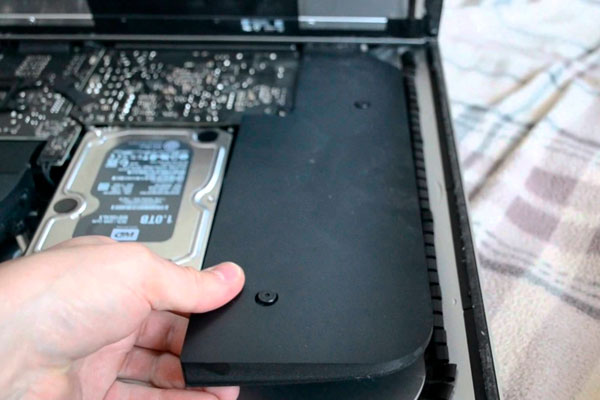 iMac замена HDD на SSD